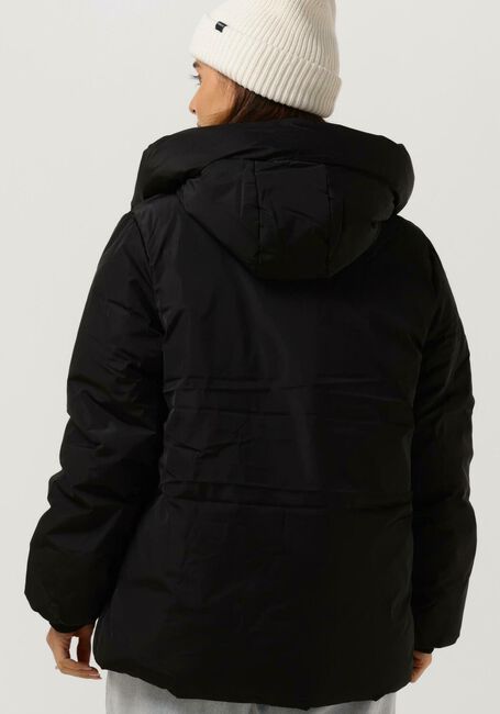 Schwarze MSCH COPENHAGEN Wattierte Jack NORINA KAYSA HOOD JACKET - large