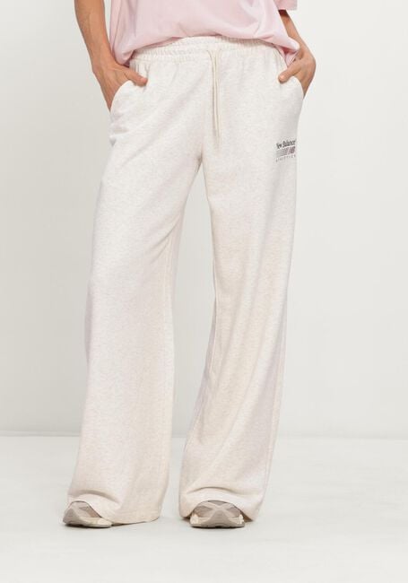 Nicht-gerade weiss NEW BALANCE Weite Hose TRACKSIDE FRENCH TERRY PANT - large