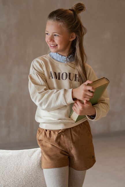 Ecru LIKE FLO Pullover DANEE FLO SWEATER - large
