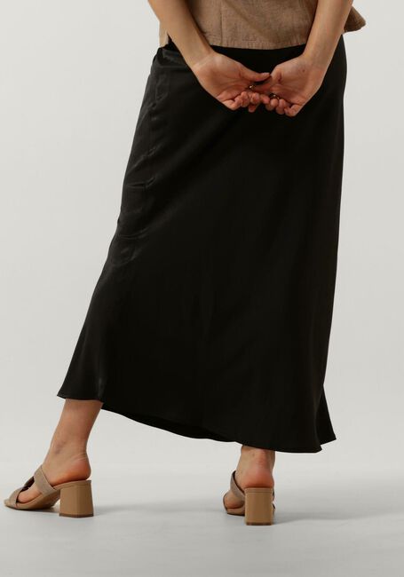 Schwarze NOTRE-V Maxirock SATIN LONG SKIRT - large