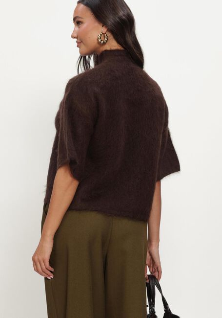 Braune Y.A.S. Pullover YASTILDE 2/4 MOHAIR BLEND KNIT PULLOVER - large