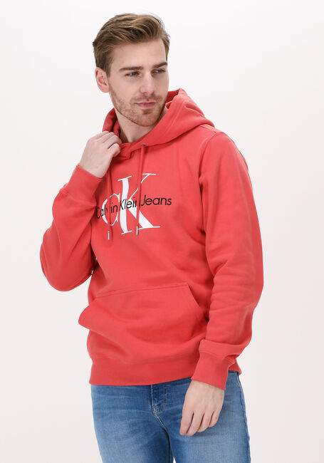 Rote CALVIN KLEIN Sweatshirt SEASONAL MONOGRAM REGULAR - large