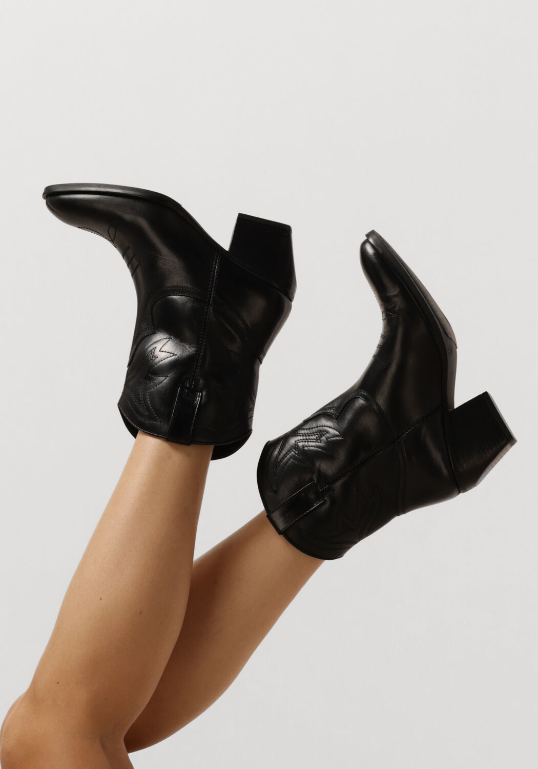 Schwarze NOTRE-V Cowboystiefel KI-4608 - large