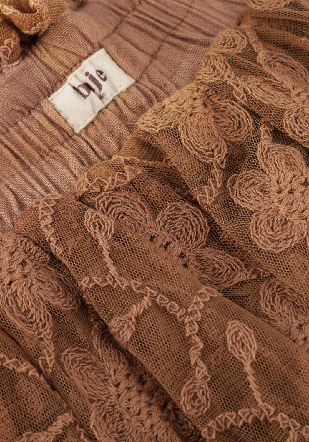 Taupe BAJE STUDIO Minirock MIRA - large