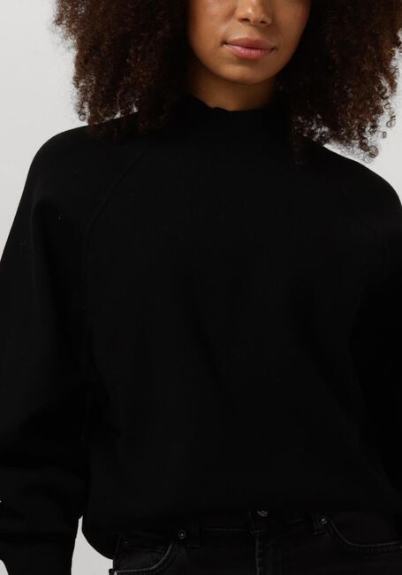 Schwarze SECOND FEMALE Pullover OCTAVIA KNIT T-NECK - large