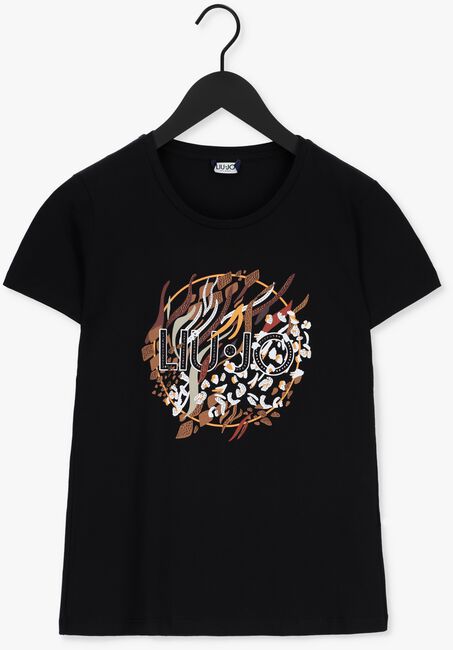 Schwarze LIU JO T-shirt ECS T-SHIRT MODA M/C - large