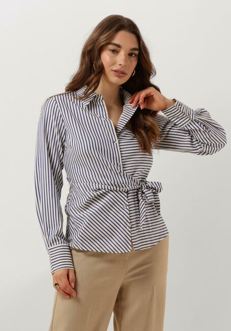 Blaue Y.A.S. Blusen YASSTA LS TIE SHIRT S. - large