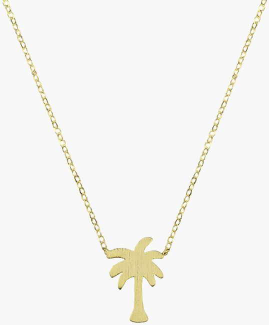 Goldfarbene MY JEWELLERY Kette PALM TREE NECKLACE - large