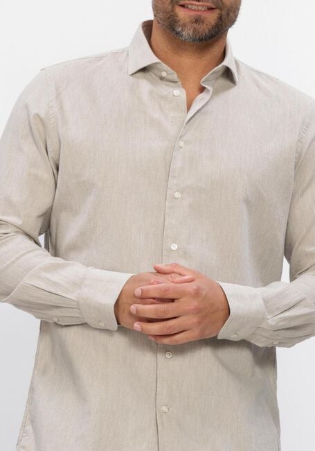 Beige PROFUOMO Klassisches Oberhemd SHIRT CUTAWAY SF CLASSIC - large