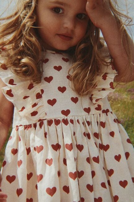 Creme KONGES SLOJD Minikleid CIANNA BOW DRESS - large