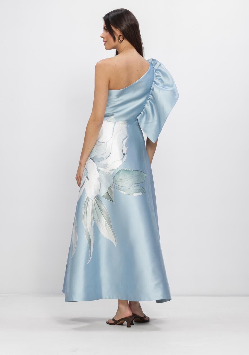 Hellblau DEA KUDIBAL Midikleid FLORNETTE - large