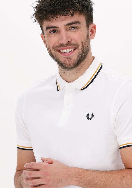 Nicht-gerade weiss FRED PERRY Polo-Shirt TWIN TIPPED FRED PERRY SHIRT - large