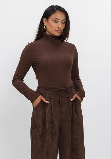 Braune NUKUS Rollkragenpullover GINNY PULLOVER - large