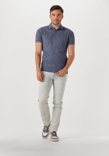 Graue GENTI Polo-Shirt POLO 3 BUTTON SS J2001-1212 - large