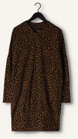 Braune 10DAYS Minikleid V-NECK DRESS LEOPARD Braune 10DAYS Minikleid V-NECK DRESS LEOPARD - medium