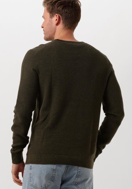 Grüne SELECTED HOMME Pullover SLHROSS LS KNIT STRUCTURE CREW NECK NOOS - large