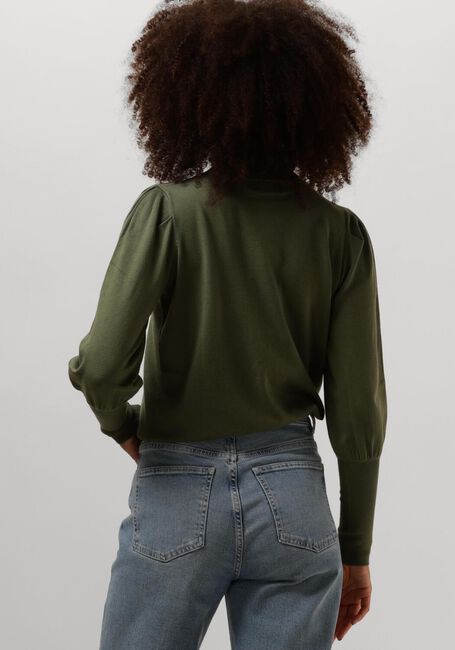 Grüne NOTRE-V Rollkragenpullover BASIC KNIT BLOUSE - large