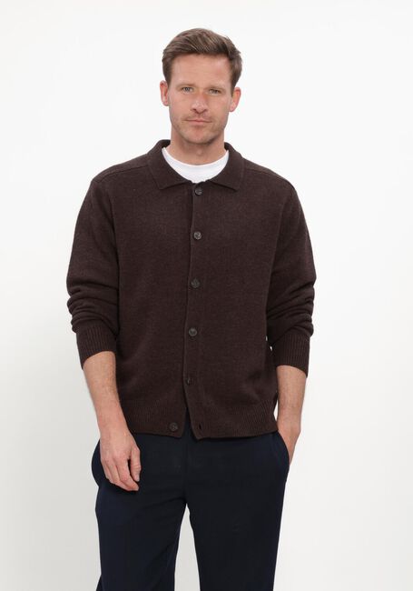 Braune RESTER&Ouml;DS Strickjacke RTDEAN CARDIGAN - large