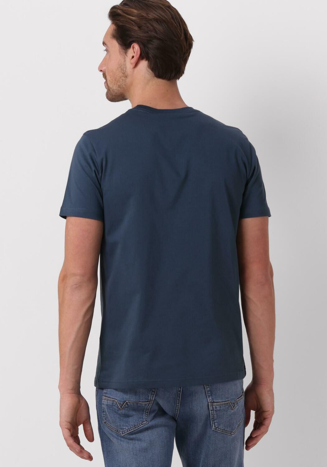 TRENDYOL Herren T-Shirt – Basic, Aus 100% Baumwolle – Lässiges Unisex-Shirt In Blau
