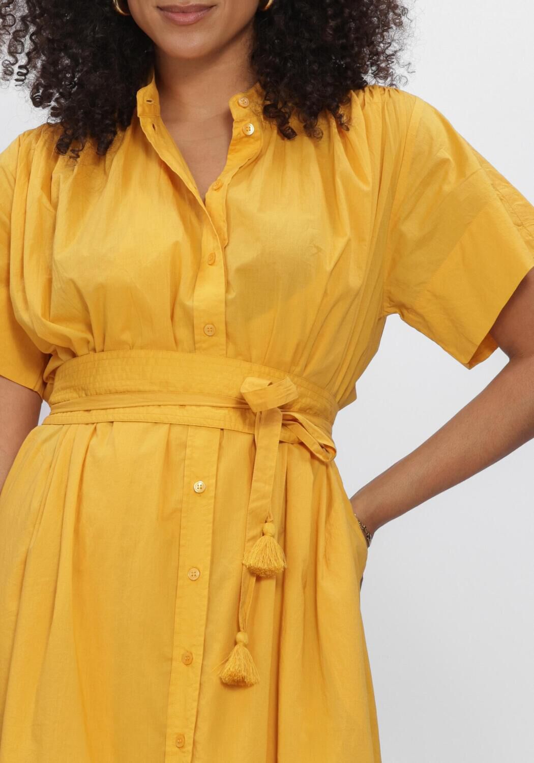 Gelbe VANESSA BRUNO Midikleid CIAO - large