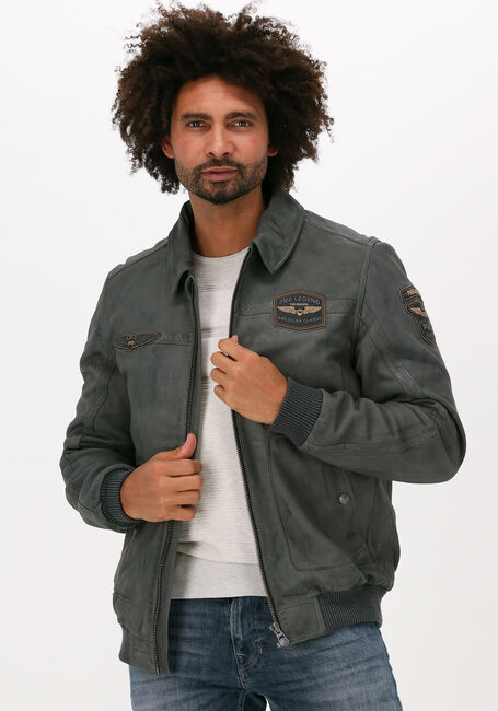 Olive PME LEGEND Jack BOMBER JACKET SUMMER HUDSON DURABLE TANNED - large