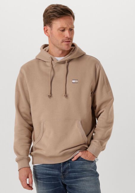 Sand TOMMY JEANS Sweatshirt TJM REG BADGE HOODIE EXT - large