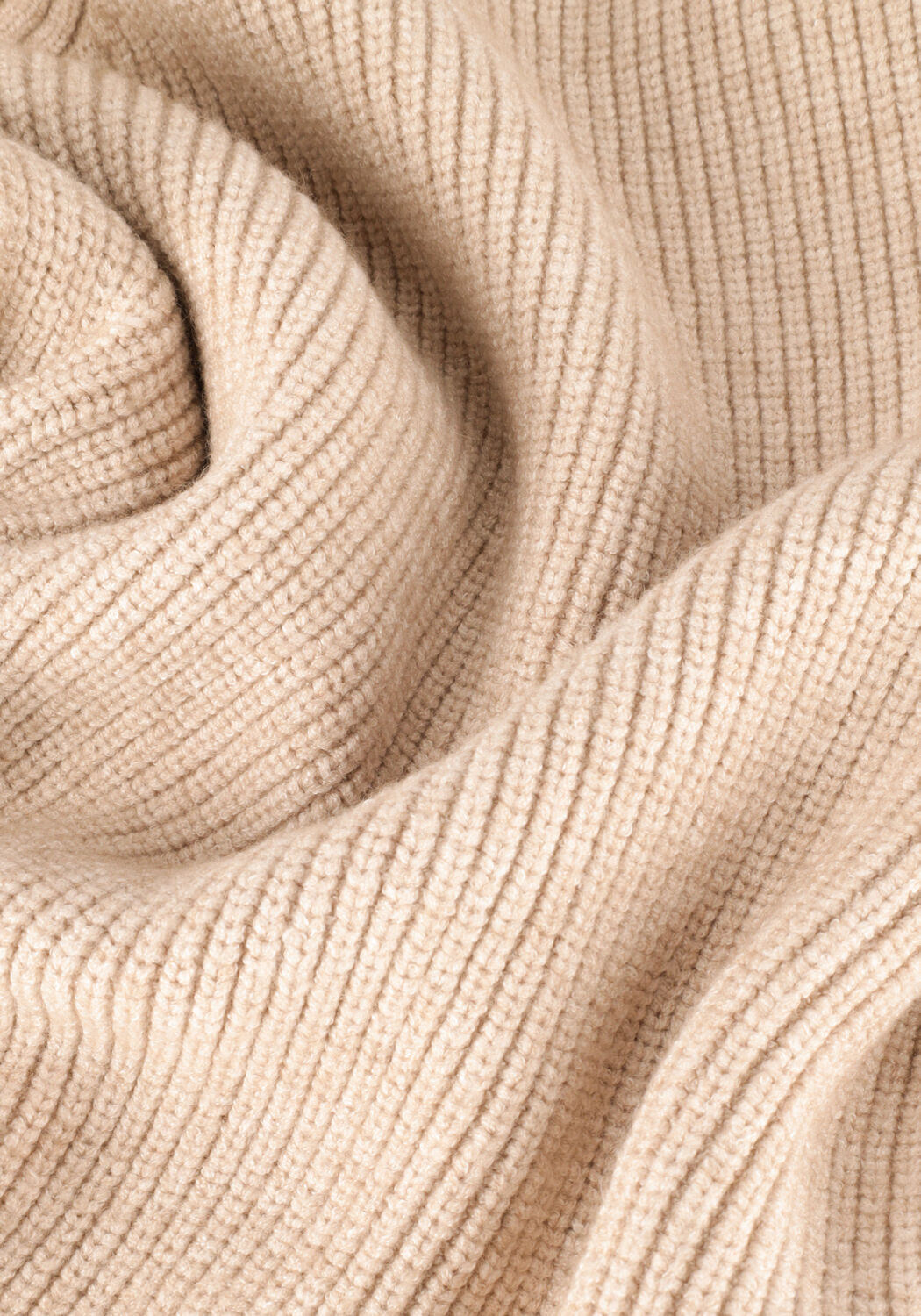 Sand SECOND FEMALE Pullover KATARA KNIT COLLAR - large