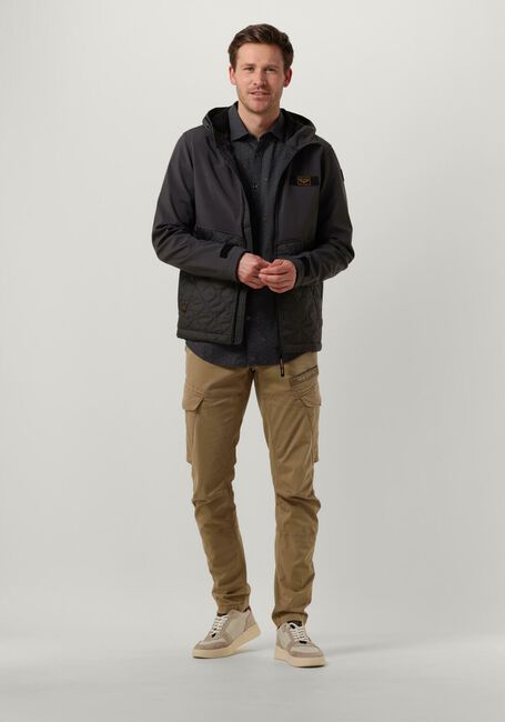 Dunkelblau PME LEGEND Casual-Oberhemd LONG SLEEVE SHIRT PRINT ON CTN SLUB - large