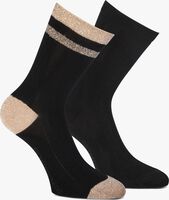 Schwarze MARCMARCS Socken DAISY COTTON - medium