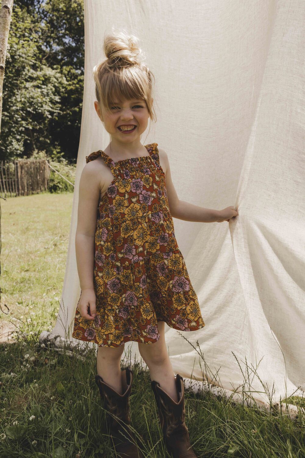 Mehrfarbige/Bunte LOOXS Little Minikleid 2513-7881 - large