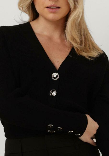 Schwarze JOSH V Strickjacke SUZE - large