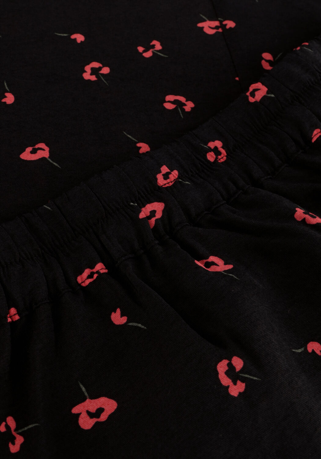 Schwarze MSCH COPENHAGEN Minirock MSCHVINAYA LADONNA SKIRT AOP - large