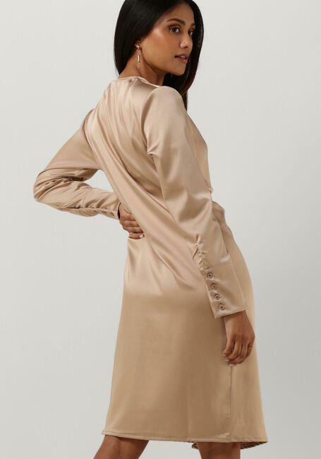 Beige NOTRE-V Minikleid NV-BIJOU WRAP DRESS - large