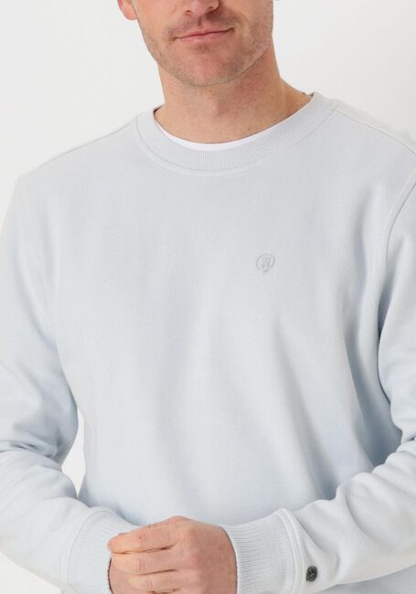 Blaue CAST IRON Pullover LONG SLEEVE R-NECK REGULAR FIT TWILL - large