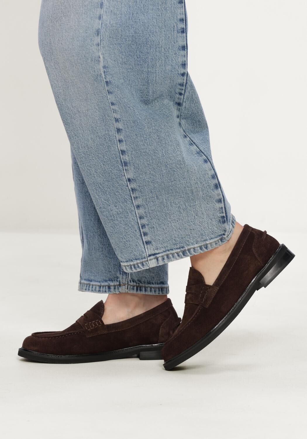 Braune STEFANO LAURAN Loafer 13068 - large