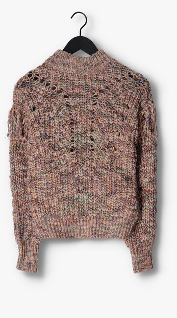 Braune OBJECT Pullover FLEUR L/S KNIT - large