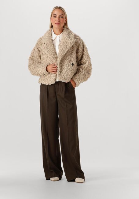 Beige COPENHAGEN MUSE Teddy-Jacke CMCURLY-JACKET - large
