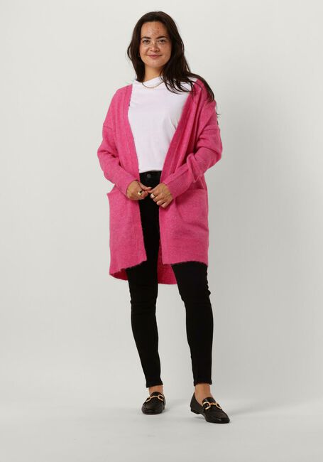 Fuchsie SELECTED WOMEN Strickjacke SLFLULU NEW LS KNIT LONG CARDIGAN B - large