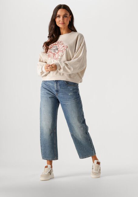 Beige SUMMUM Sweatshirt LONGSLEEVE EMBELLISHED SWEATSHIRT - large