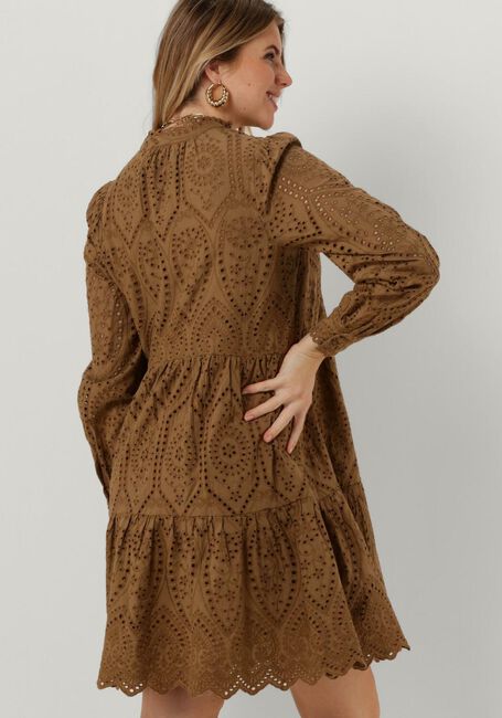 Camelfarbene Y.A.S. Minikleid YASHOLI LS DRESS - large