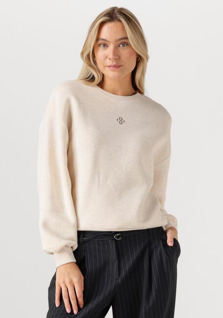 Ecru SUMMUM Pullover SWEATSHIRT SOFT SWEAT - large