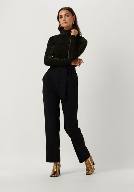 Schwarze MY ESSENTIAL WARDROBE Langarmshirts HAPERMW ROLLNECK BLOUSE - large