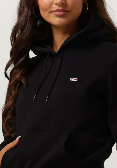 Schwarze TOMMY JEANS Pullover TJW REGULAR FLEECE HOODIE - large
