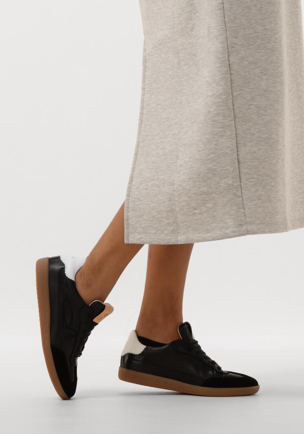 Schwarze FRED DE LA BRETONIERE Sneaker Low PEARL SIGN - large