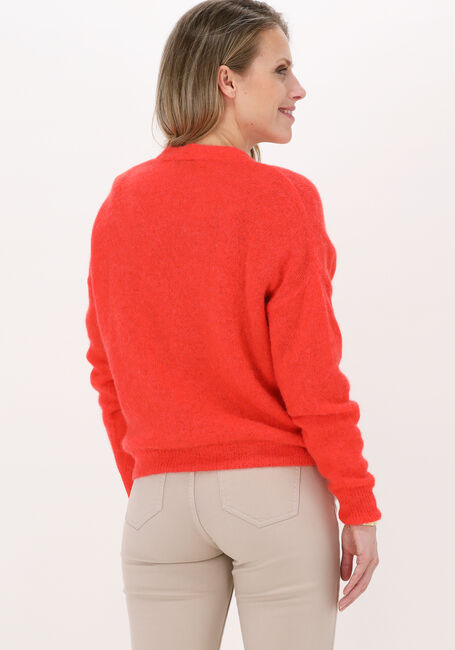 Orangene SUMMUM Strickjacke CARDIGAN FEATHER LIGHT ALPACA - large