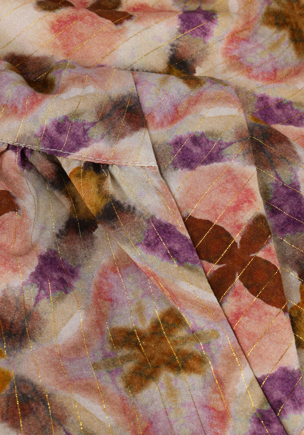 Mehrfarbige/Bunte SUMMUM Blusen BLOUSE FADED ALL OVER - large