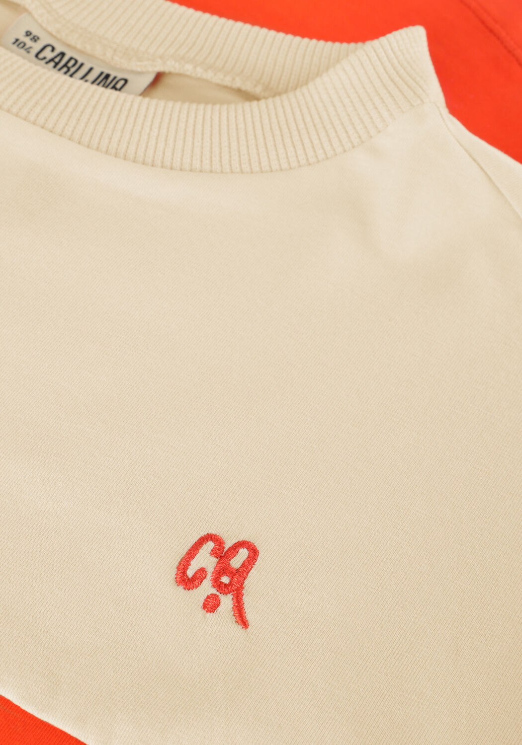 Rote CARLIJNQ T-shirt BASIC - OVERSIZED T-SHIRT - large