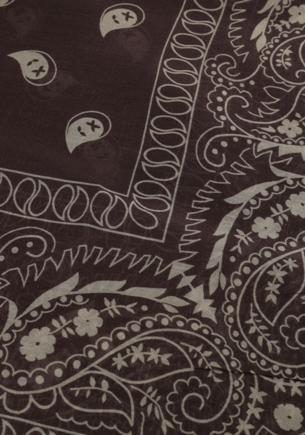 Braune NOTRE-V Schal ASTRID LARGE - large