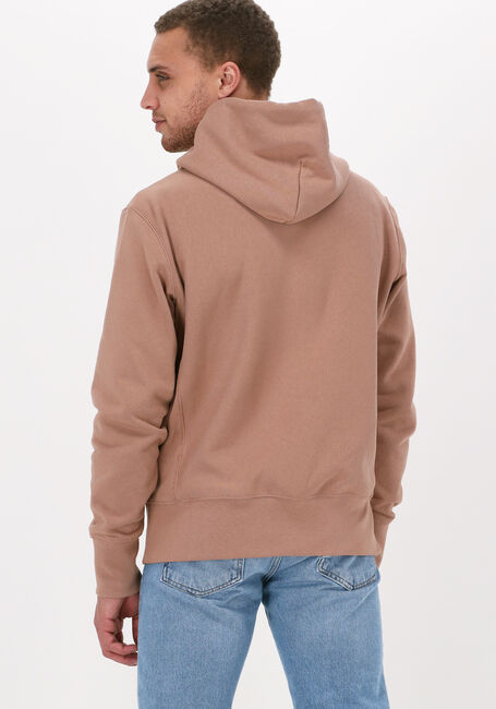 Braune CHAMPION Sweatshirt HOODED SWEATSHIRT MEN - large