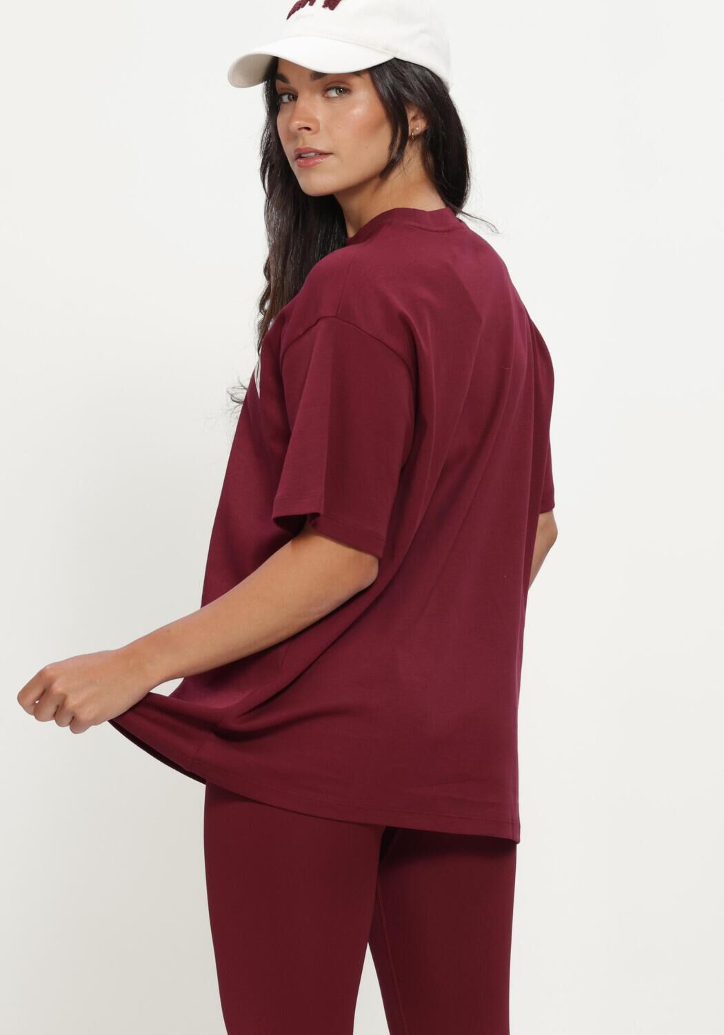 Bordeaux AIM'N T-shirt VARSITY BOYFRIEND T-SHIRT - large